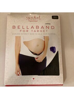 Bellaband for Target Black Ebony M/L Belt Isabel Maternity by Ingrid & Isabel